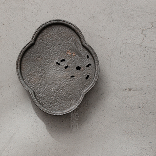 圭隐堂新中式兰竹手工古锡壶承家用复古储水干泡茶盘茶托盘小茶台