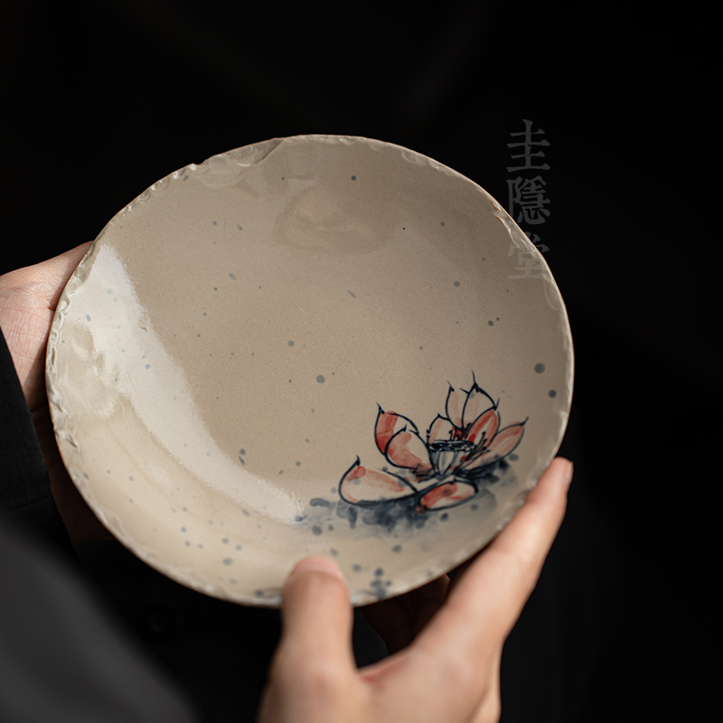 圭隐堂草木灰壶承茶壶托盘茶托