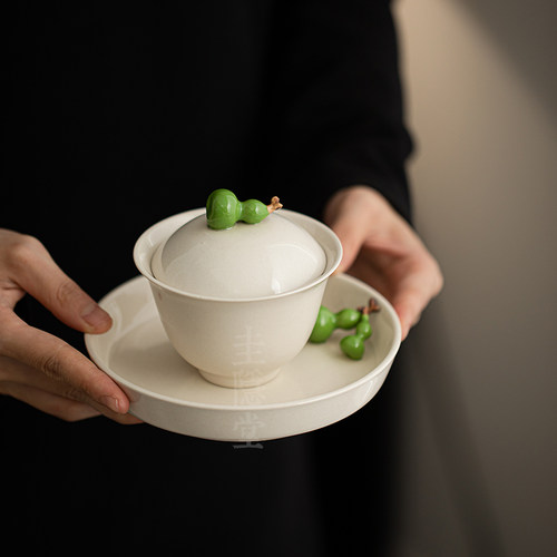 草木灰手工泡茶碗家用复古分茶器