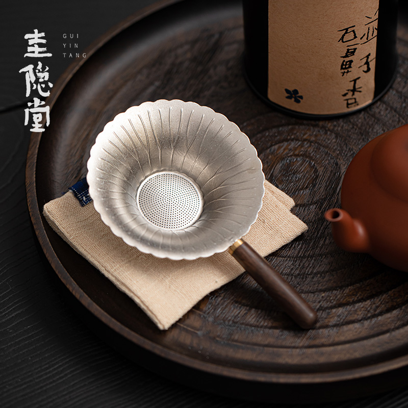 圭隐堂超细千孔纯钛茶漏茶滤