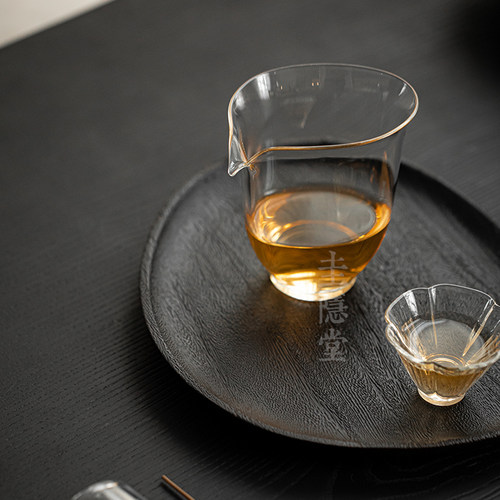 圭隐堂高透高硼硅耐热玻璃公道杯