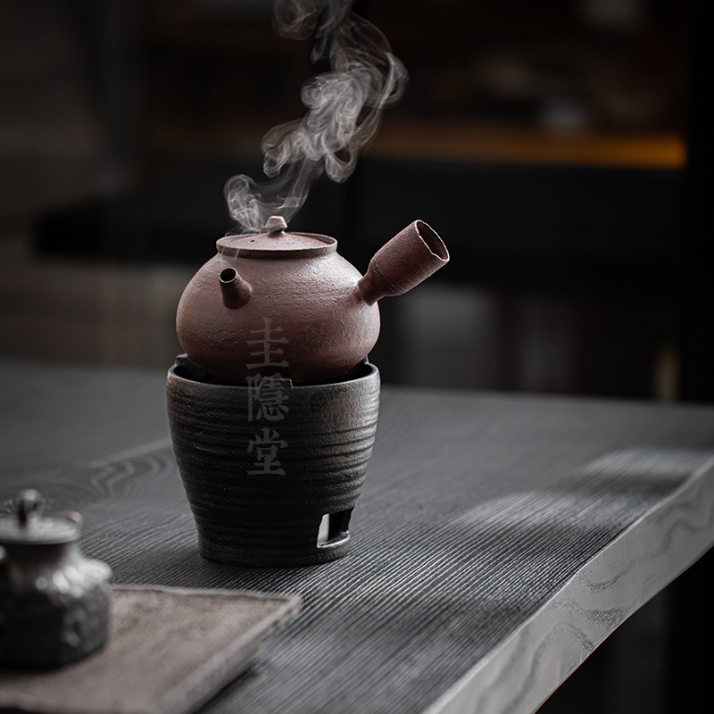 圭隐堂纯手工紫砂粗陶罐罐围炉煮茶壶酒精煮茶炉粉引复古煮茶器,餐饮具,煮茶炉,淘宝优惠券,粉丝福利购,淘宝优惠卷