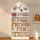 门后置物架书架收纳柜多层架墙上家用超薄绘本架实木儿童落地书架