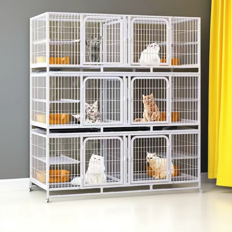 猫舍寄养繁殖三层多层猫笼