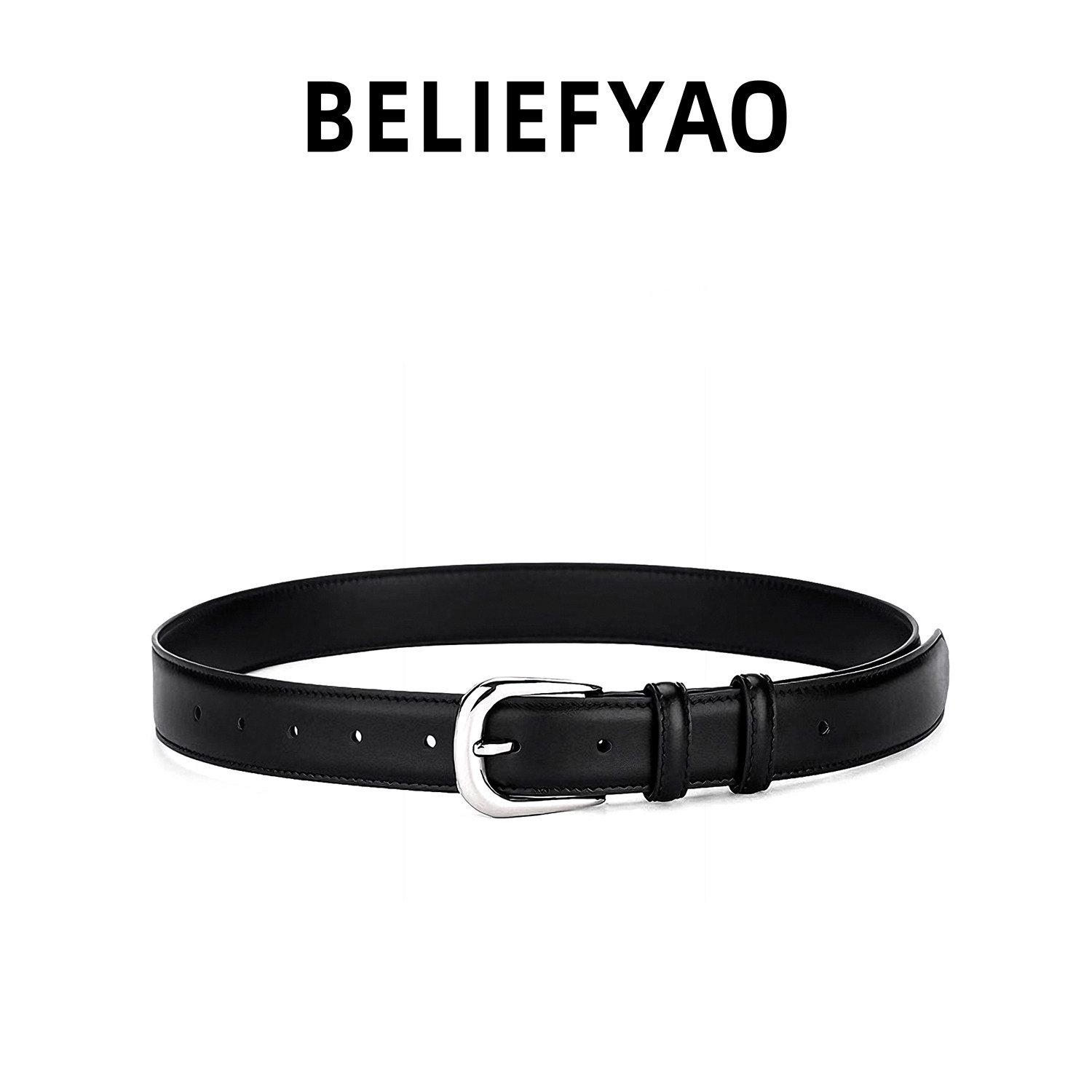 BELIEFYAO原创小众百搭真皮腰带