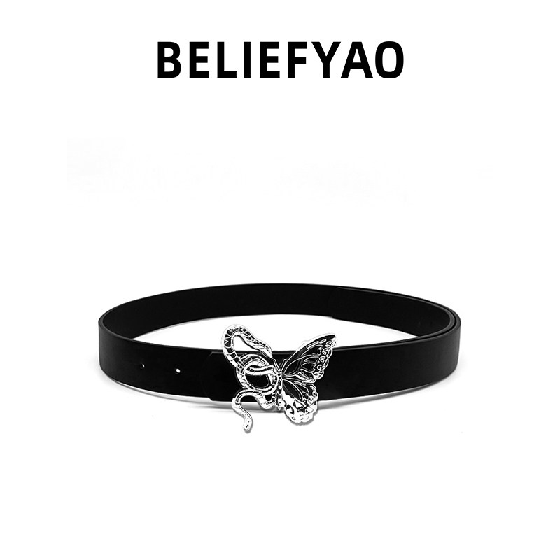 BELIEFYAO原创暗黑蝴蝶腰带