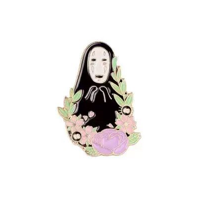 梵高油画千与千寻宫崎骏动画周边无脸男芜菁卡通动漫胸针配饰