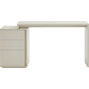 林氏办公家居双人l型书桌斗柜电脑桌梳妆台一体转角学习林氏木业