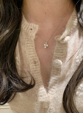 从爱之名葡萄珍珠项链女