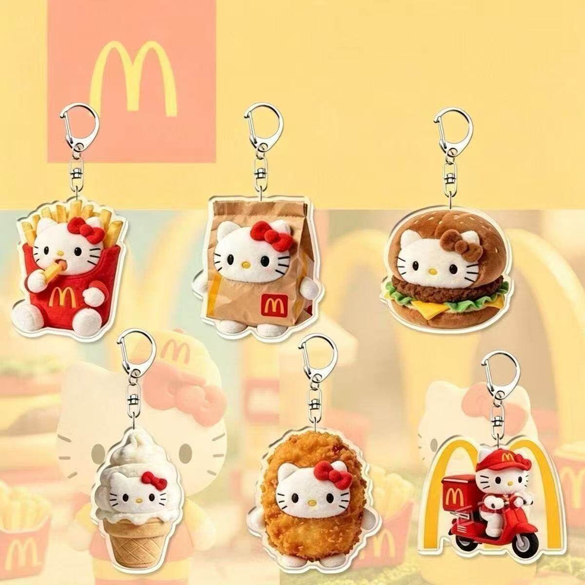 HelloKitty麦当劳联名周边亚克力