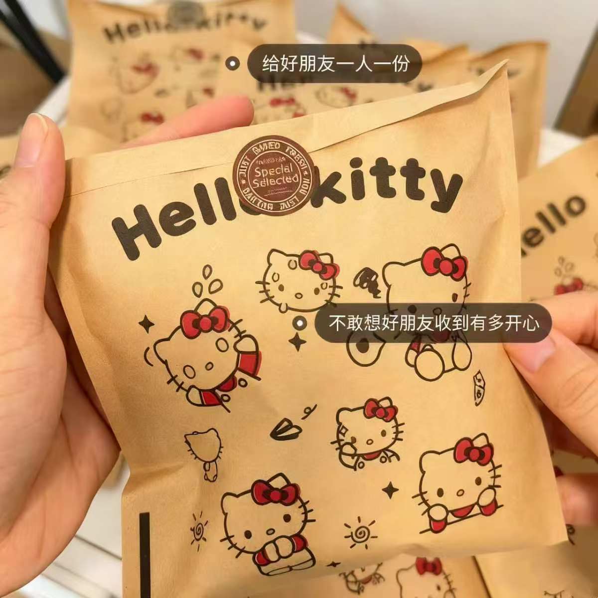 Kitty猫牛皮纸袋礼品袋图片