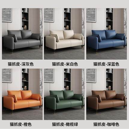 沙发客厅2024新款布艺沙发小户型出租房双人三人简易小沙发服装店