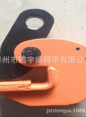 起重钢板钳 横吊钳 竖吊钢板钩 L型DFQ翻转钳 单板双板钳吊卡2T3T