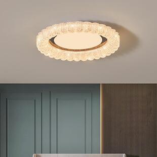 意式极简卧室吸顶灯现代简约高级感房间灯全光谱护眼主卧室书房灯