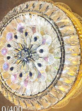 厂家 400大水晶过道灯 ceiling lamp 圆形过道灯、走廊灯