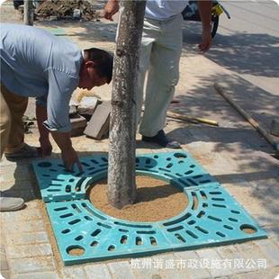 厂家直供 护树板 树坑格栅 玻璃钢 树池蓖子 树脂 排水篦子 1200