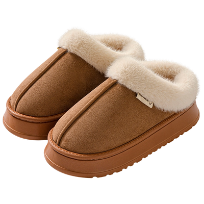 流氓兔保暖eva厚底棉拖鞋