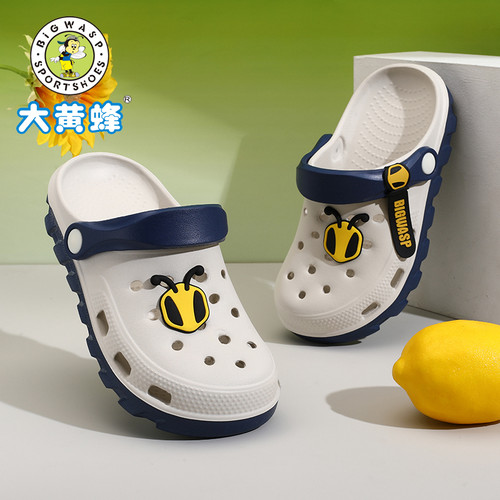 大黄蜂夏季凉鞋洞洞鞋通用环保软