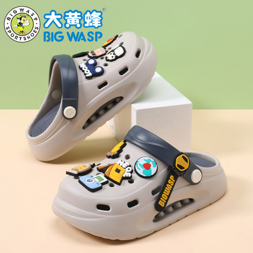 大黄蜂宝宝软底轻便室外凉鞋拖