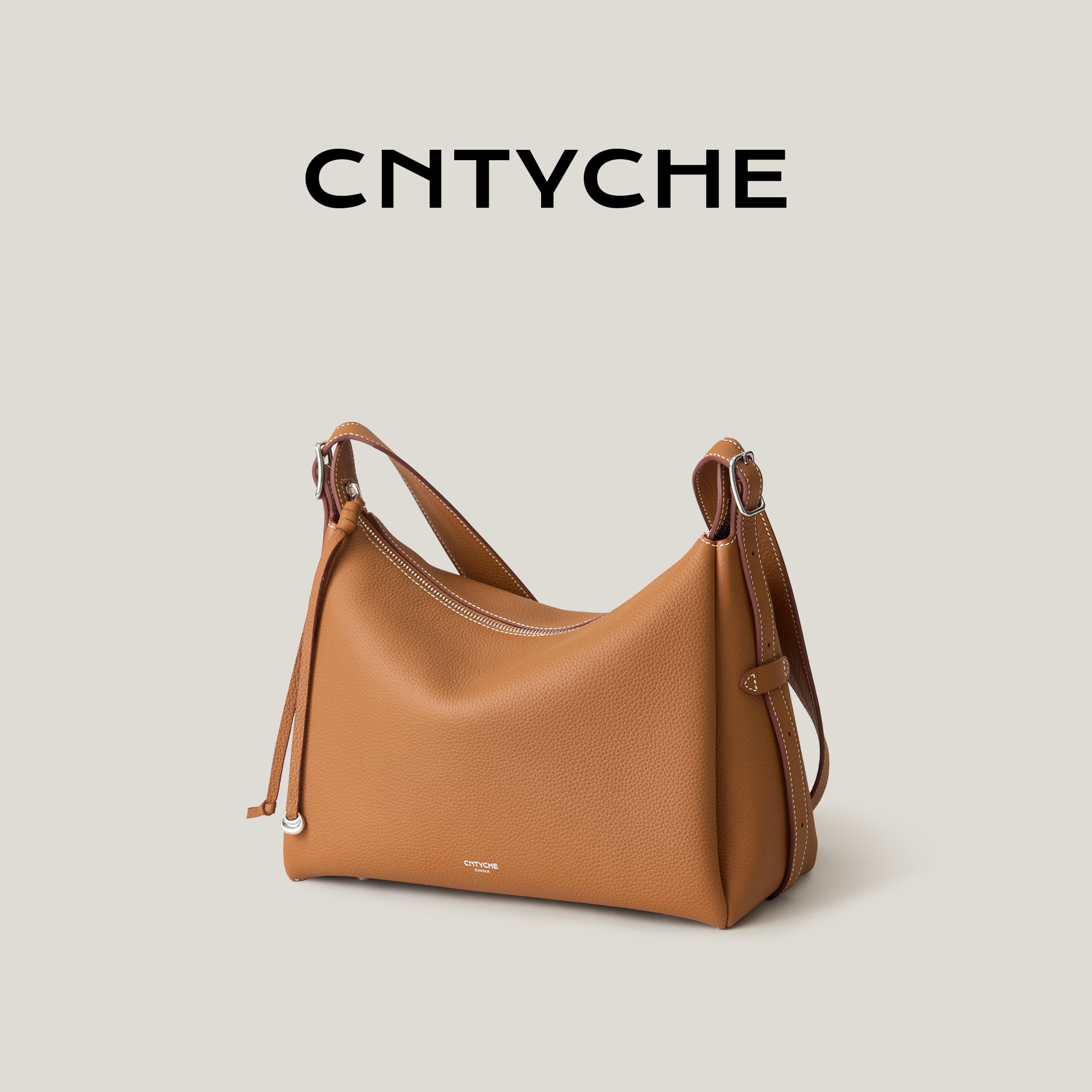 堤喀2026超火HOBO包女腋下进口牛皮质感高级感通勤上班斜挎单肩包,箱包皮具/热销女包/男包,单肩包,淘宝优惠券,粉丝福利购,淘宝优惠卷