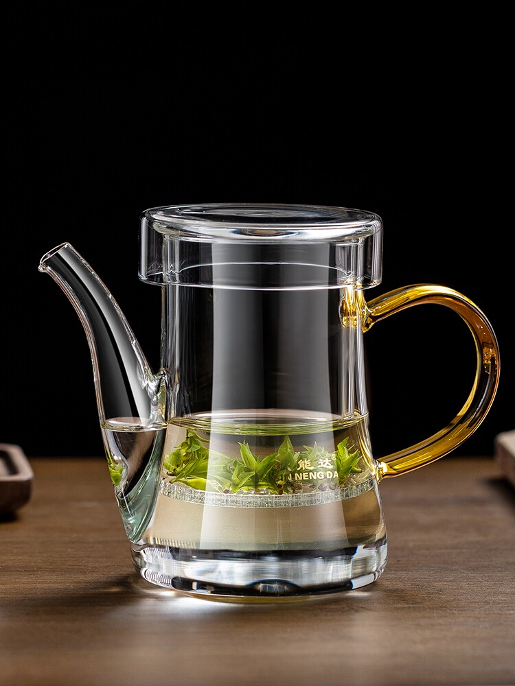 胡桃玻璃茶壶玻璃衬里加厚耐热茶壶家用功夫电炉陶瓷茶壶单