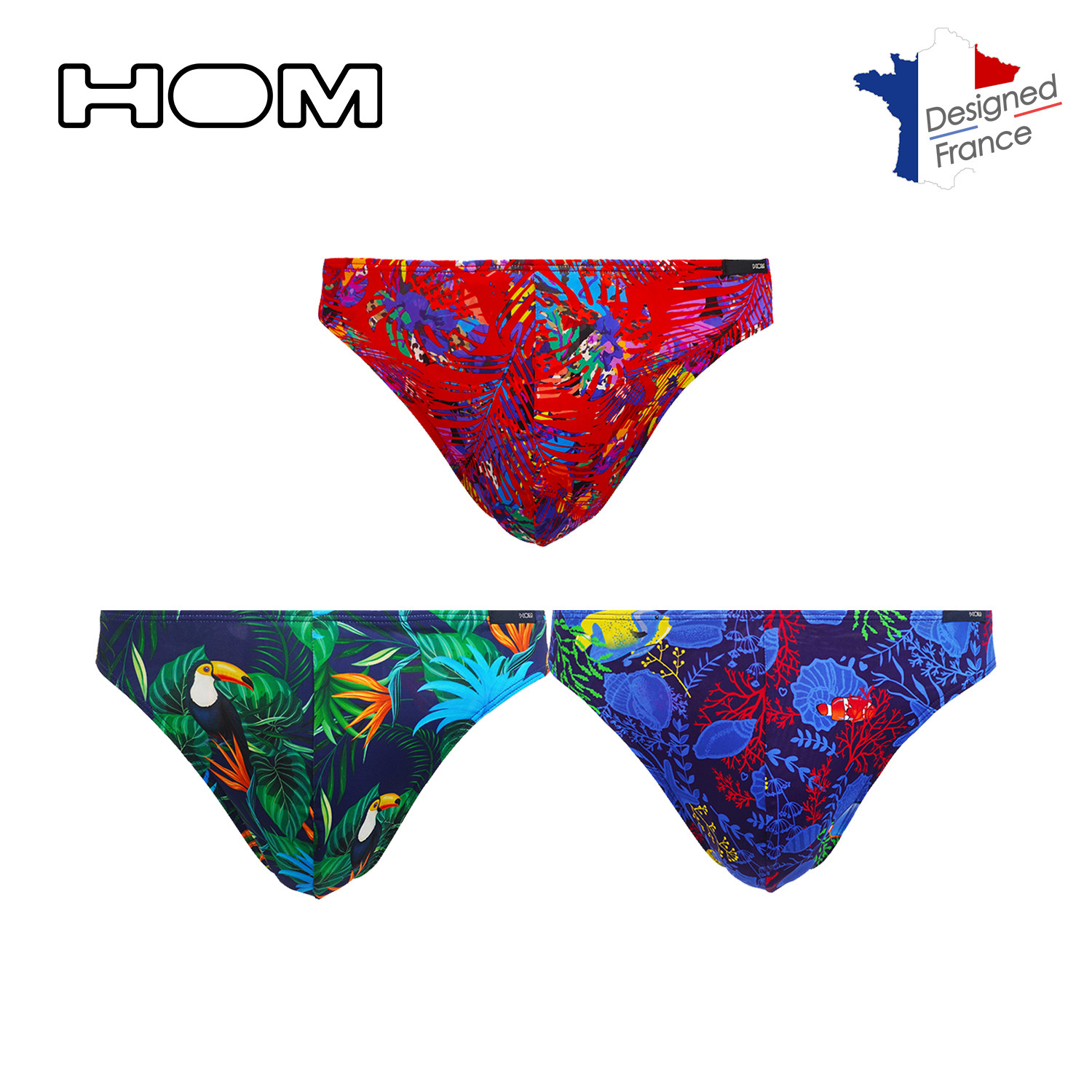 HOM时尚低腰性感丁字裤三角内裤