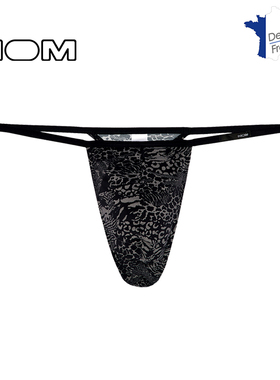 法国HOM男士丁字裤低腰无痕性感显大设计款轻奢单丁T裤露臀内裤