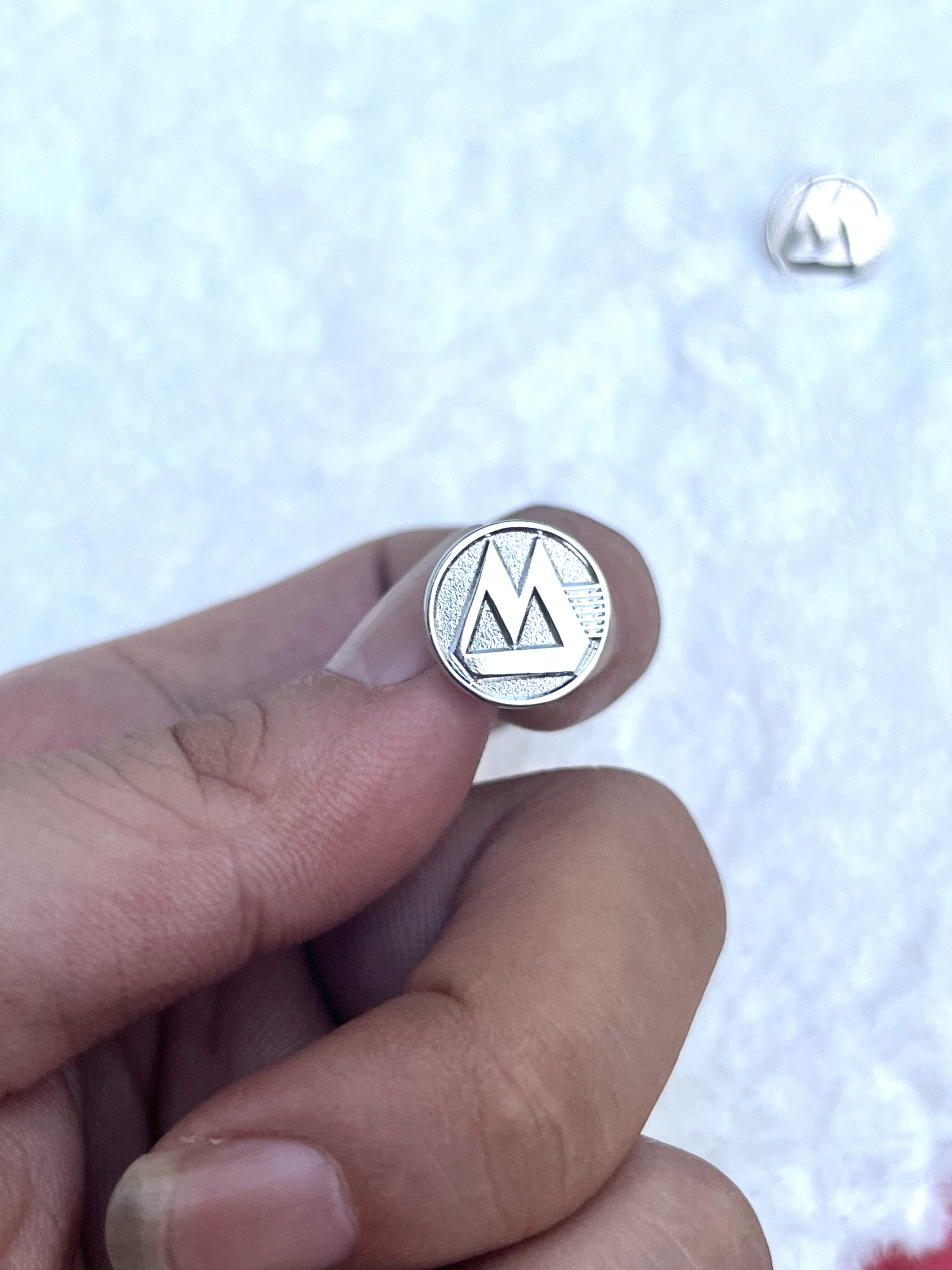 一件包邮 招行行徽徽章 量大优惠 金属胸针定制