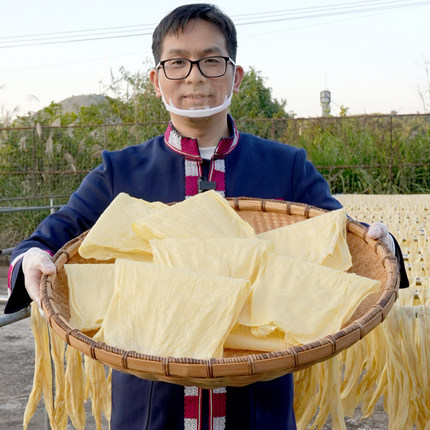 【头层腐皮】瑶家非遗手工腐皮无添加盐农家黄豆千张干货湖南特产