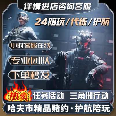 三角洲行动代练代肝陪玩护航打哈弗币非洲之心曼德尔金砖任务升级