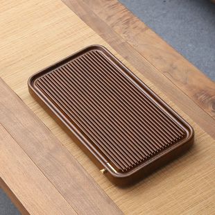 轻奢风家用茶具托盘沥水小型干炮台蓄排水小茶台 茶盘家用2022新款