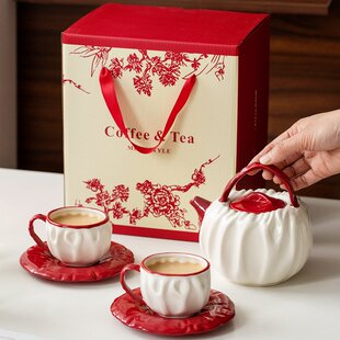 乔迁新居家用客厅茶水壶杯具结婚礼物订婚 乔迁新家礼物杯子套装