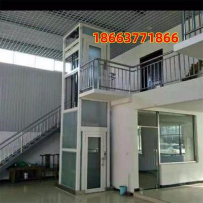 家用电梯室内外小型别墅复式二三层无障碍观光液压曳引机升降平台