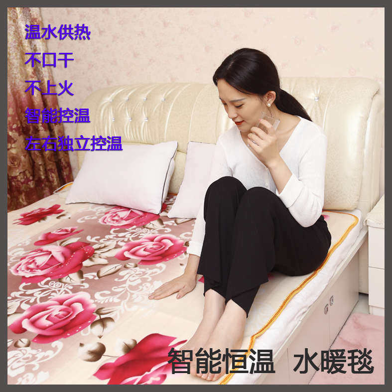 水暖电热毯双人双控调温安全辐射水循环智能定时家用电褥子单人无