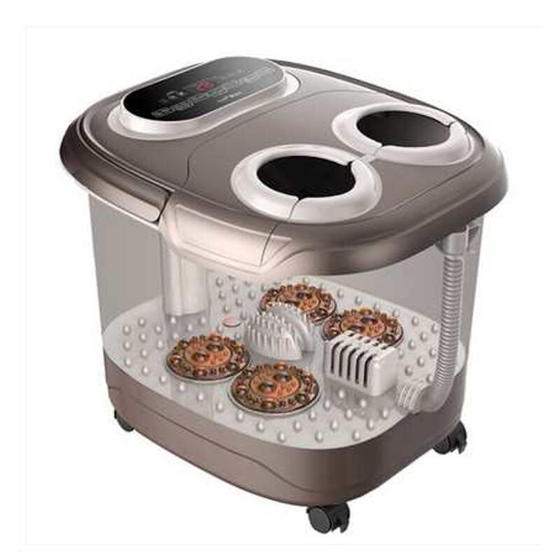 本博熏蒸足浴盆全自动按摩洗脚盆足浴器泡脚桶电动加热足疗机深桶