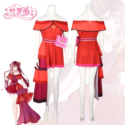 精灵梦叶罗丽齐娜cos服连衣裙齐娜第二季公主契约服Cosplay服套装