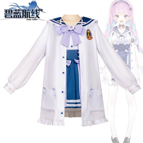 虚拟主播vtuber阿夸凑阿库娅常服JK水手游戏动漫cosplay服装女装