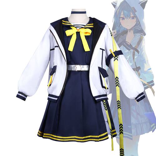 二次元动漫衣服女hololive Vtuber虚拟主播星街彗星cosplay服装