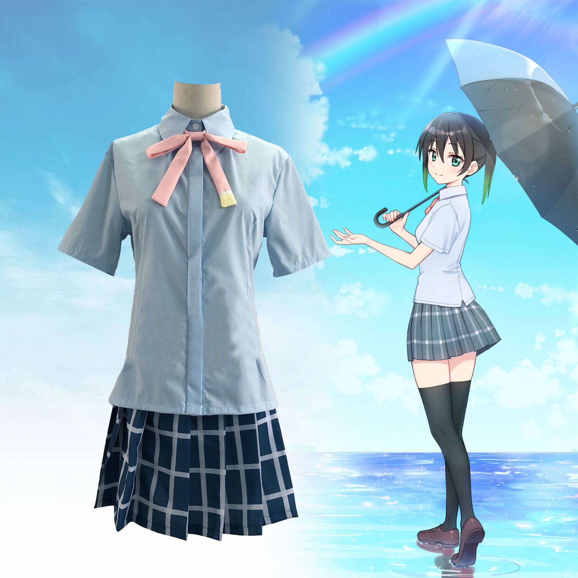 LoveLive虹咲学园偶像同好会高咲侑樱坂雫三船子cos动漫制服