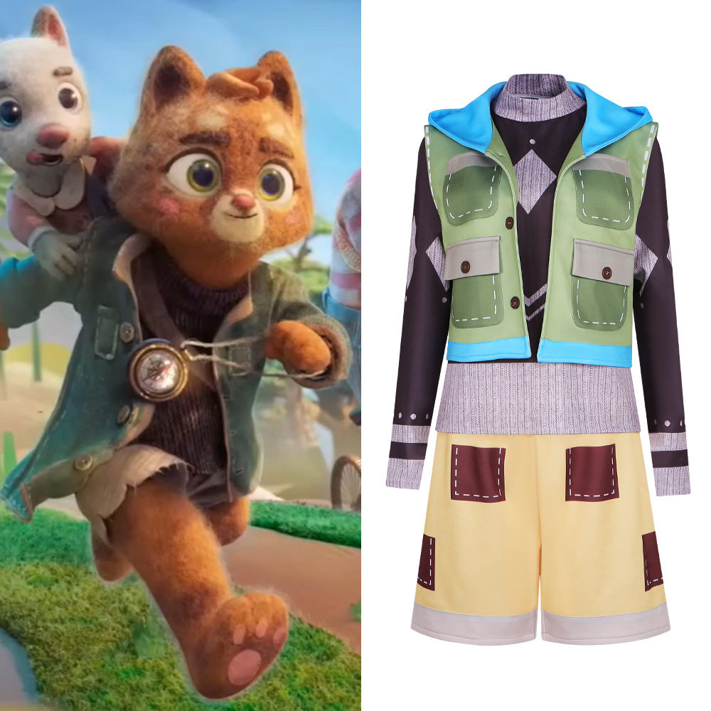 动漫勇敢的猫cos服少女森林猫科娜角色同款cosplay万圣节表演服
