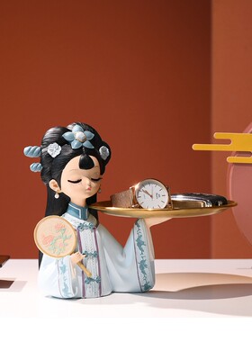 树脂收纳古风梳妆台客厅