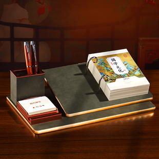 速发2025日日历新款商务皮架办公台历打卡每天一页单日历创本简约