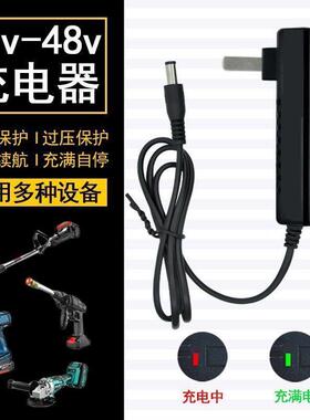 12v20v21v36v48v98vf伏电动工具dc头通用电锯角磨机