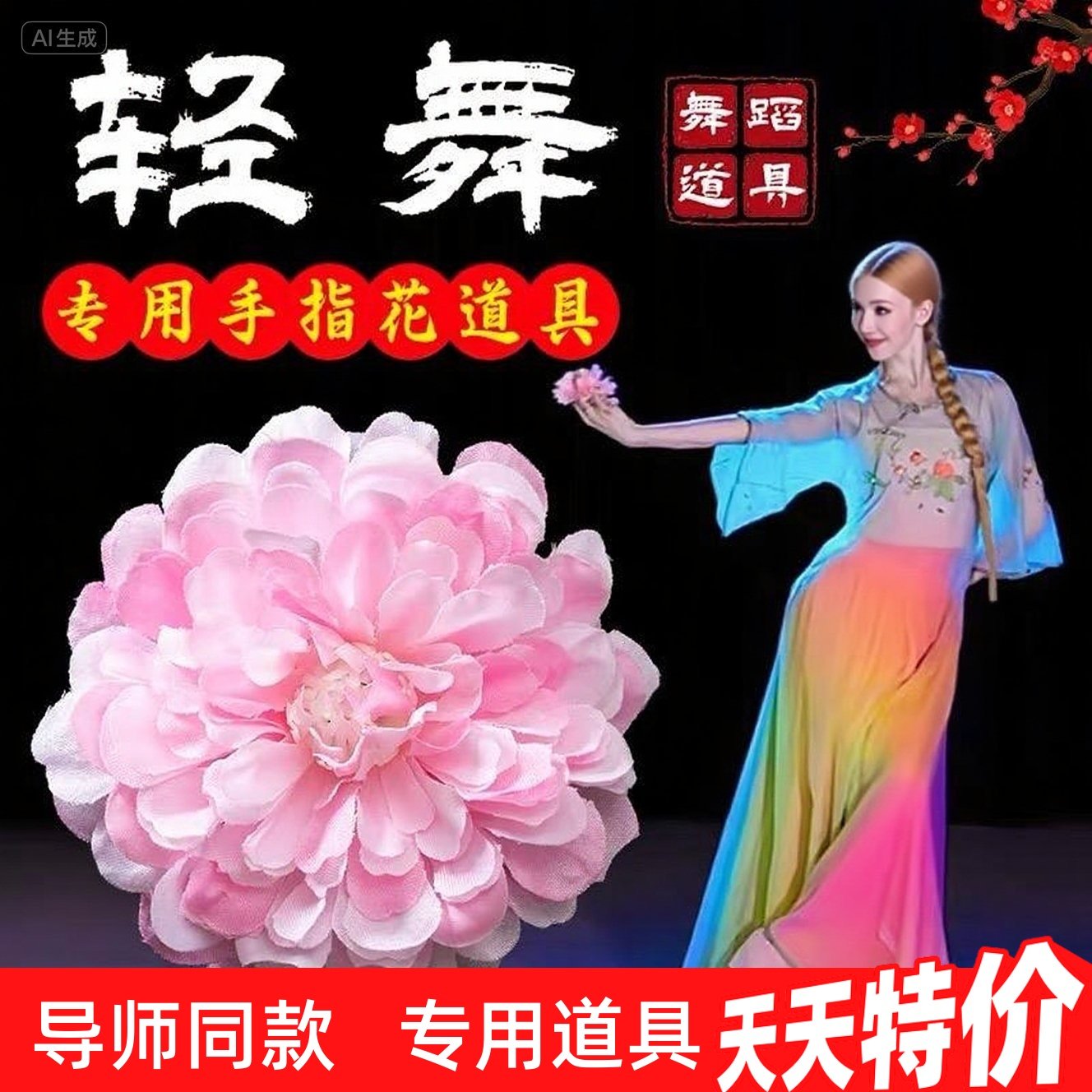 手指花轻舞古典舞跳舞专用花