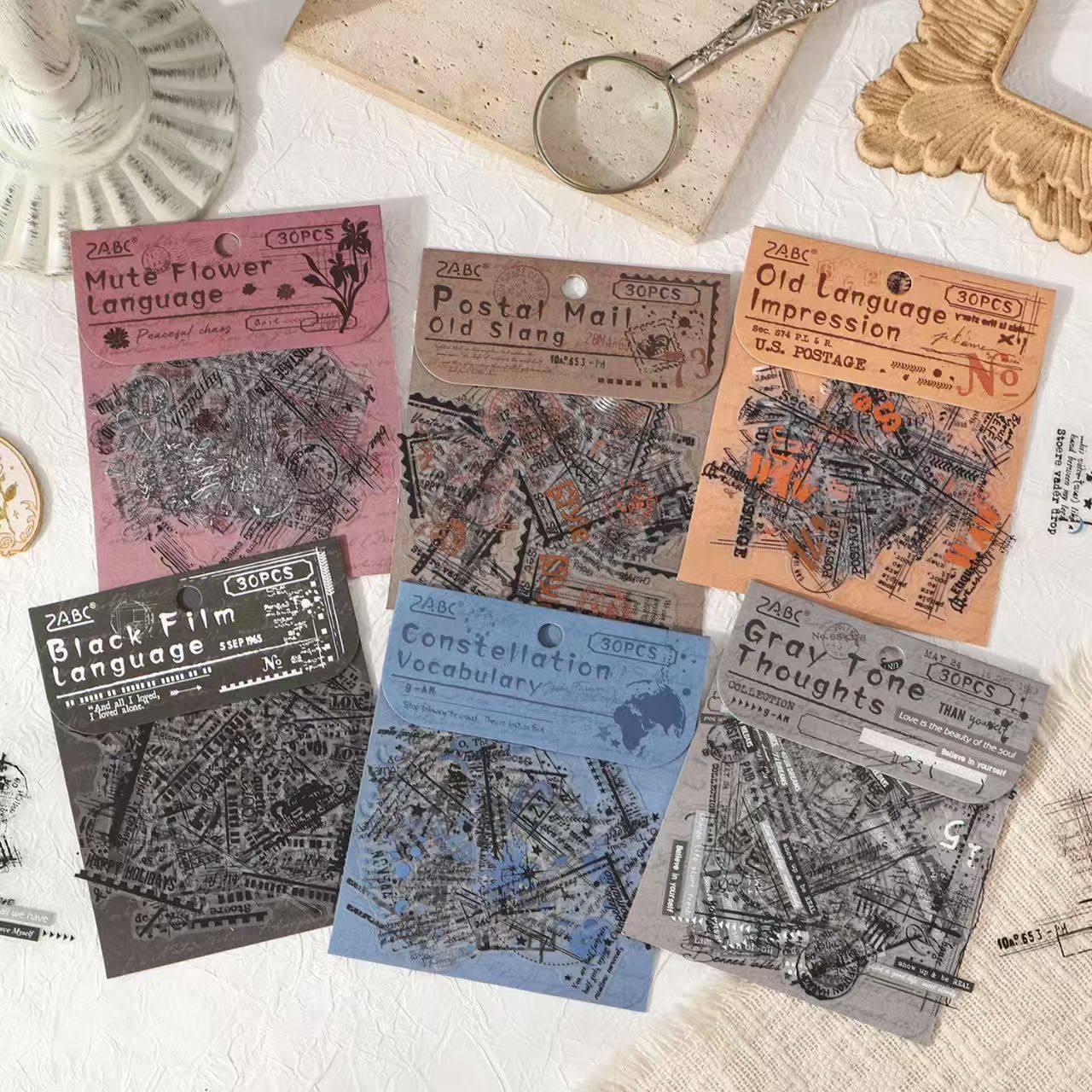 180张邮票旧语贴纸复古pet透明图案手机水杯行李箱笔记本手帐装饰,文具电教/文化用品/商务用品,贴纸/立体贴纸,淘宝优惠券,粉丝福利购,淘宝优惠卷
