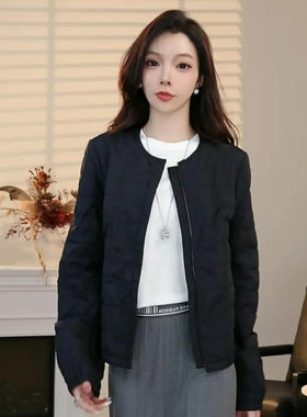 阿玛施新款简约时尚休闲百搭慵懒风新雪丽冬季棉服外套女540048短