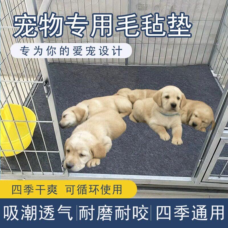 四季通用毛毡宠物地垫猫狗垫子防撕咬狗窝猫窝防滑吸水笼子垫板