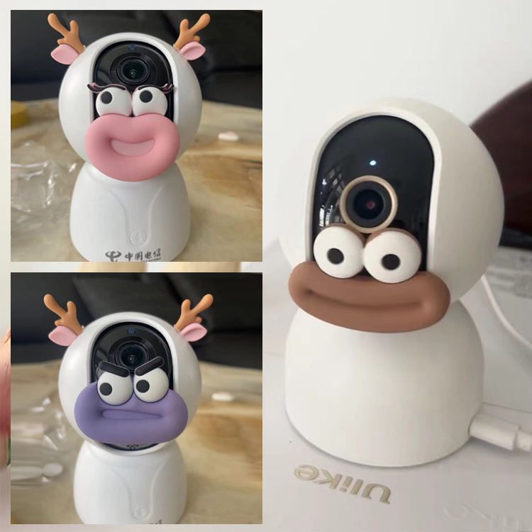 摄像头私密装饰看不出来摄像头diy监控手动改造装饰摆件贴软胶