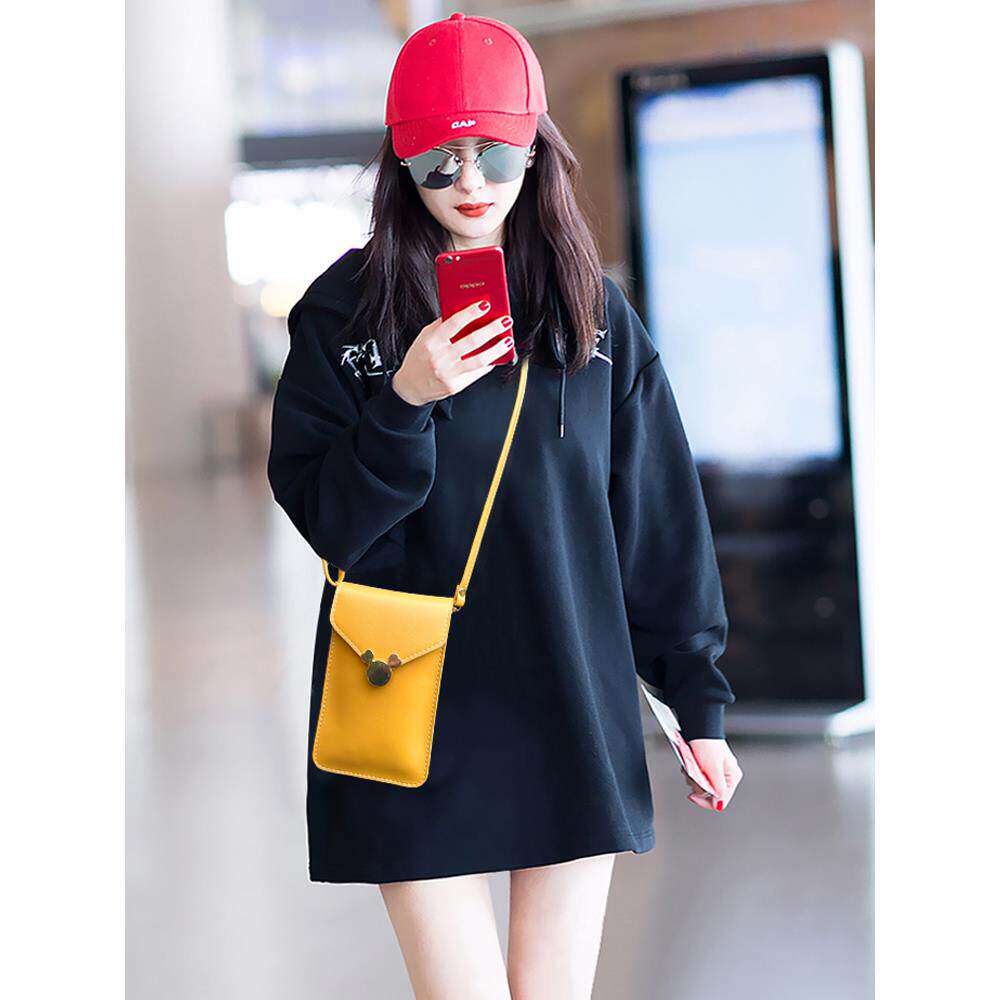 新款迷你小包包时尚软皮斜挎触控手机包女夏天百搭装放手机小挎包