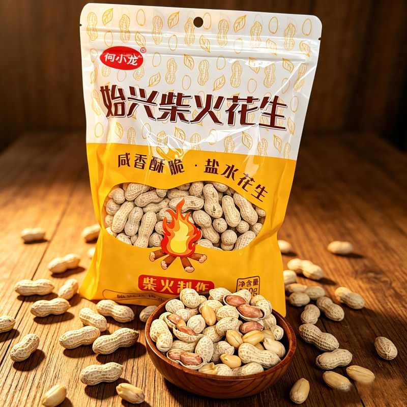 始兴花生500g盐水煮车田青山客家特产韶关牛海忠信甘蔗甜酒